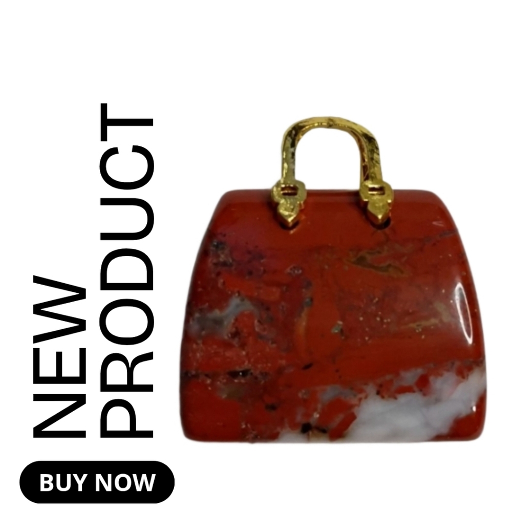 NEW Marbled Brecciated Jasper Mini Handbag